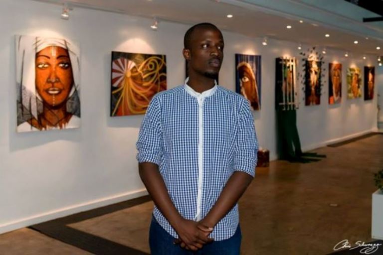 Nelson NIYAKIRE , a burundian painter
