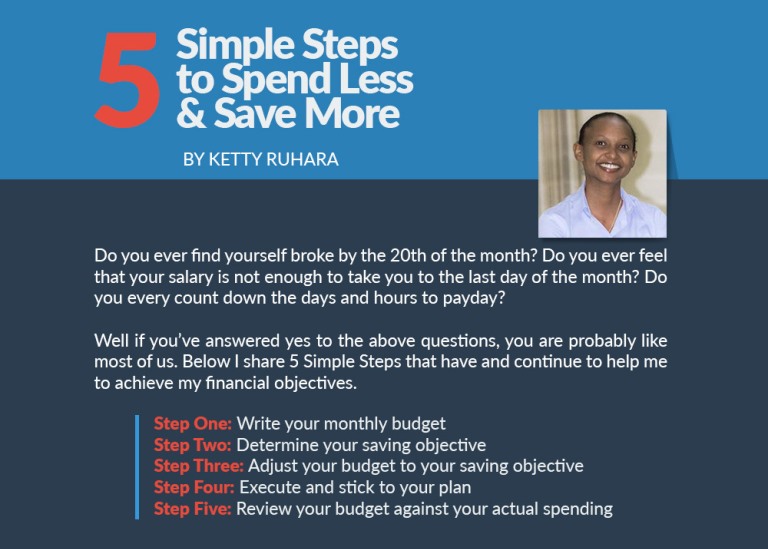 5 Simple Steps to Spend Less and Save More