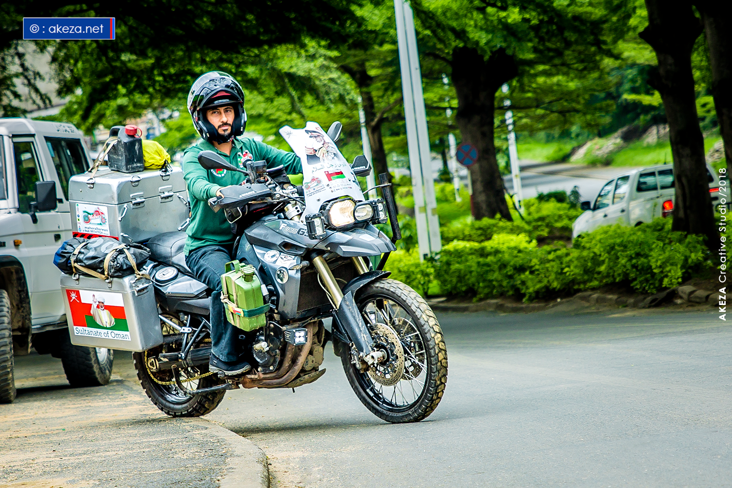 Meet Maher Al Barwani, the Omani who is traveling Africa on a motorbike
